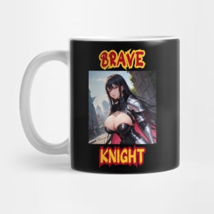 Brave Knight Anime Girl Mug